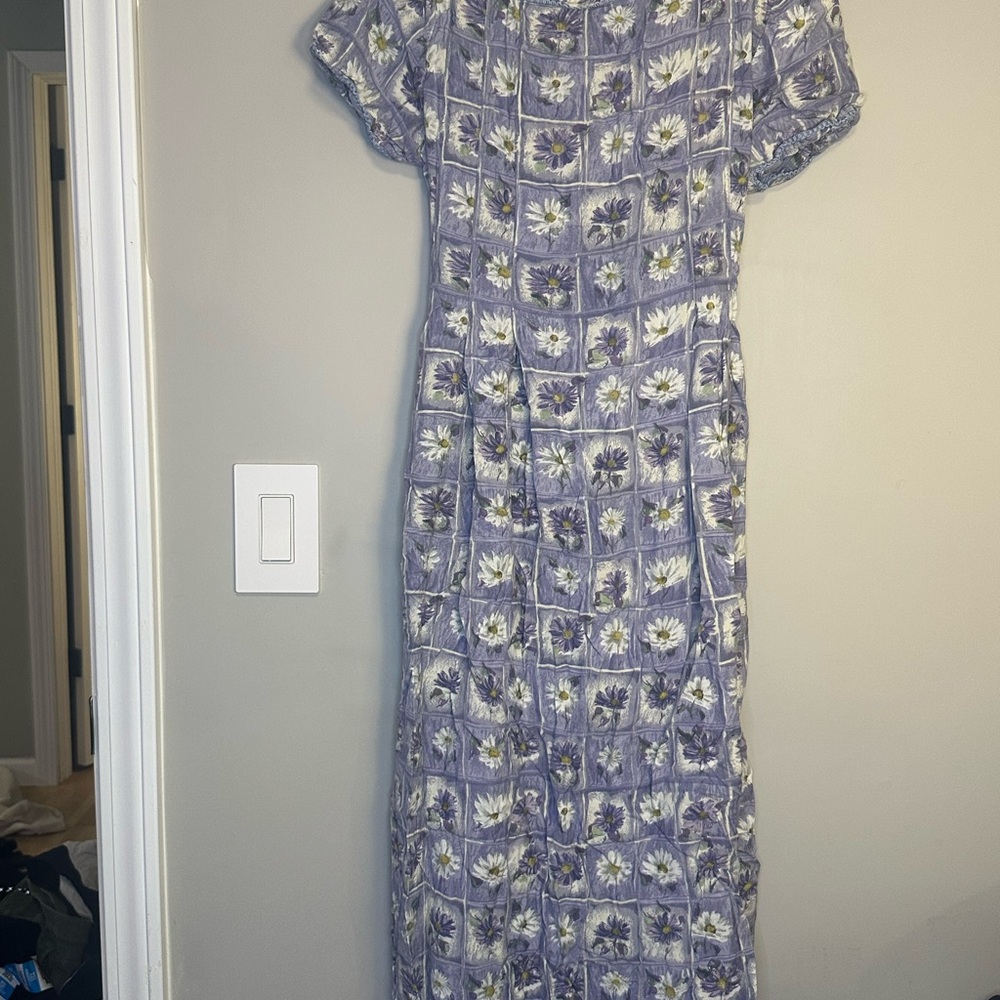 Sarah Elizabeth Lavender Floral Maxi Dress